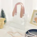 【ALLGOOD】 Birthday Gifts Bags Ins Purse Wallets Lipstick Makeup Bags Travel Wash Bags Girls Shoulder Bags Storage Bags Shopping Bags Clear Tote Bags PVC Transparent Handbags Women Cosmetic Bags. 