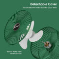 MAYTTO rechargeable Fan Mini Foldable Telescopic Electric Fan Low Noise Portable Folding Telescopic Small Desktop Fan. 