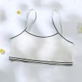 WHPC New Simple Sports Top For Girls Striped Fashion Women's Underwear Comfort Cotton Lingerie Breathable Tube Top Bras Teenager. 
