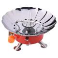 2800W Portable Camping Gas Stove Windproof Backpacking Gas Burner with Electronic Ignition Adjustable Valve Portable Lightweight Folding Propane Camp Stove for Camping Hiking Cooking. 