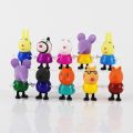 Peppa pig friend Action Figure Pelucia Anime Toys Boy girl gift set. 