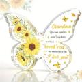 Shaped Keepsake Mothers Day Gift Eletorot Mom Birthday Present Decorative Acrylic Grandma Nana Gift for Daughter to Mom. 