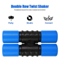 Double Rows Shakers Percussion Instruments Medium Volumelatin Percussion Instruments Percussion Instruments for Studio,Band,Drummers (Blue). 