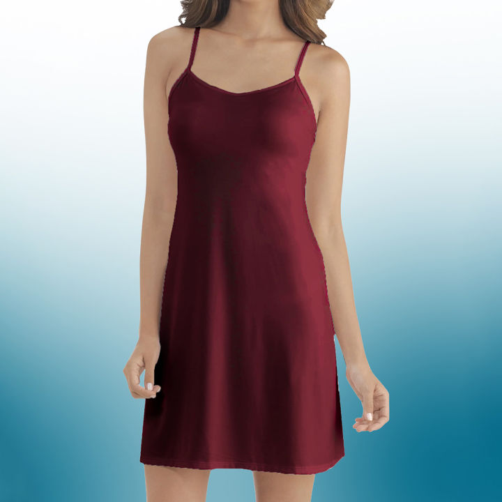 MODERNA Full Slip Soft Cotton Blend Chemise Under-Gown for Women