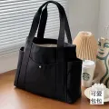 【ALLGOOD】Thick Canvas Bag Original Genuine Goods Japanese Style Pure Color Satchel Student Tote Bag Work Clothing Mommy Bento Lunch Box Bag. 