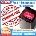 Fully Automatic Washing Machine Single Tub | 7-13KG Large Capacity | LED Digital Display Stainless Steel Tub | Top Load Washer Spin Dryer | 1 Year Warranty. 