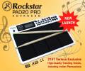 Rockstar PAD20 PRO Advanced Octa pad Electronic Drum Multi pad & Drum Machine, Hand Playable - Black With 29 Buttons, 8 Pad. 