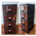 Drawer Set 4 in 1 baby drawer wardrobe cupboard storage multi color, Brown, gray,PINK & BLUE. 