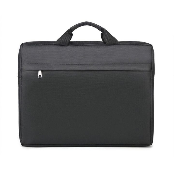 Document Men Briefcases Simple Thicken Handbag Business Tote Bolsas File Folder Bag Black Laptop Handbag Commute