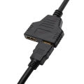 HDMI Splitter Adapter Cable , Dual HDMI Port Y Splitter 1 In 2 Out / HDMI Male To HDMI Female 1 To 2 Way for HDMI HD, LED, LCD, TV,PS3. 