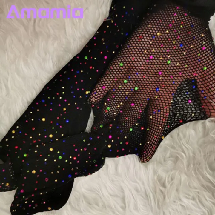 Elegant%20Rhinestone%20Hosiery%20Sparkling%20Rhinestone%20Fishnet%20Pantyhose%20for%20Party%20Club%20Look%20High%20Elasticity%20Anti-slip%20Design%20Favorite%20Rhinestone%20Pantyhose%20-%20Image%205