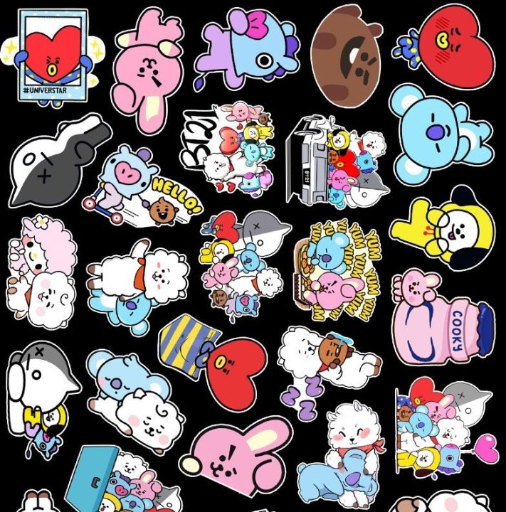 20/40/60pieces%20BTS%20Stickers%20BT21%20Kpop%20Music%20Stickers%20for%20Decorations%20Decals%20Books%20Laptop%20Scrapbook%20Journal%20Kids%20Girls%20Boys%20Wall%20Graffiti%20Stickers%20-%20Image%206