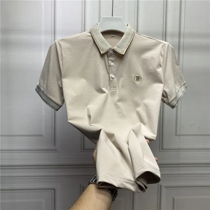 Summer%20New%20Polo%20Collar%20Embroidery%20B%20Short%20Sleeve%20T%20T-shirt%20Men's%20Short%20Sleeve%20Casual%20Slim%20Fit%20T%20T-shirt%20Men's%20Fashion%20polo%20Men's%20Shirt%20-%20Image%204