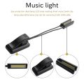 Music Stand Light Clip On LED Lamp for Book Reading, Orchestra,Mixing. 