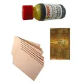 Copper clad board 10''x8'' /  with ferric chloride 100g for PCB. 