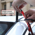 【Folio & Light】2meter Car Window Sealant Rubber Sticker Sunroof Triangular Window Sealed Strip Seal Trim For Auto Vehicle Front Rear Windshield. 