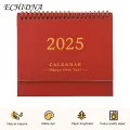 Vertical Flip-top Calendar 2025 Mini Desk Calendar Daily Planner Flip Calendar To-do List Memo Pad Time Management Schedule Organizer for Office Home School Compact Efficient Scheduler for Busy Home. 