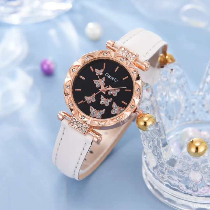 %E3%80%90Low%20price%E3%80%91Fashionable%20New%20design%20Cute%206pcs%20Butterfly%20Bracelet%20Set%20Watches%20Women%20Watch%20For%20Girls%20Luxury%20Stylish%20-%20Image%204