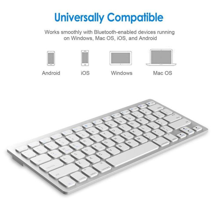 Gaming Keyboard Azerty Computer Game Universal 78 Keyboard For Macbook IOS IPad Dsektop Russian