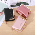 Mumu 1076 Korean Cute Coin Purse Detachable Wallet Ladies Card Holder Elegant Wallets For Woman. 