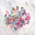 100pcs Multi Color Small Size Elastic Hair Bands Hair Rubber Band For Kids/Girls/Women girly cute fashion rubber band elastic hair rope hair accessories. 