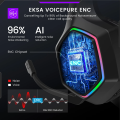 EKSA E1000 WT 2.4GHz USB Wireless Low Latency Gaming Headphones with 7.1 Surround Sound , 36 Hour Battery , 2.4G USB Dongle , Game/Music Mode and ENC Microphone for PC/PS4/PS5/Xbox. 