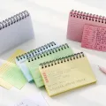 【ZOSR】50 Sheets Index Cards Ruled Flash Cards With Double Covers Record Revision Note Paper With Spiral For School Office Household Memory Learning Taking To Do List. 