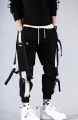 Yfashion Men Cotton Cargo Pants Fashion Loose Harem Joggers With Multi Pockets Solid Color Casual Pants. 