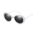 European and American Fashion Sunglasses Retro Trendy Men's and Women's Oval Glasses G-Dragon Same Style Sunglasses15955. 
