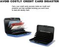 Card Wallet Secure Aluminum Infrared Blocker Card Holder. 