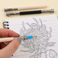 1/3pcs Dual-headed Art Write Tool Extender Adjustable Pencil Extension Stationery Practical Exquisite Portable for Sketch School Office. 