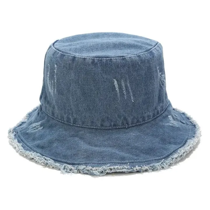New%20Retro%20Ripped%20Denim%20Sunbonnet%20Women%E2%80%98s%20Summer%20Bucket%20Hat%20Fisherman%20Hat%20Sunscreen%20Sun%20Protection%20Hat%20Unisex%20Panama%20Cap%20-%20Image%207