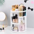 360 Rotating Makeup Organizer, DIY Adjustable Makeup Carousel Spinning Holder Storage Rack, Large Capacity Make up Caddy Shelf Cosmetics Organizer Box, Great for Countertop. 