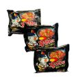 Korean [Fire Level 4x Spicy] Samyang Buldak Ramen Noodles - Hot Black Chiken Flavor Ramen. 