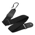 Soft Nylon Guitar Strap Belt with Leather End - Guitar Ukulele Mandolin Strap Belt For Acoustic/ Electric/ Bass/ Classical Guitar Mandolin, Ukulele. 