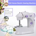 Mini Sewing Machine Compact and Portable 4 in 1 Mini Sewing Machine with Adapter and Foot Pedal. 