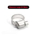 6-29mm Worm Gear Hose Lock for Water Pipe Plumbing/ Adjustable Stainless Steel Screw Band Hose Clamps / Worm Gear Clip Hose Clamp/ Car Fuel Hose Clamps Pipe Clamp. 
