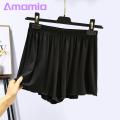 Amamia Women Summer Shorts Satin Quick Dry Summer Sleeping Pants. 