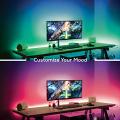 5M Multicolor LED Light Strip Color Changing Music Sync RGB Color for Decoration Home Party Lights with Remote Control. 