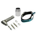 Universal Exhaust Muffler Pipe with DB Killer Silencer slip on 38-51mm for Motorcycle ATV Bike High Temperature Exhaust Pipes. 