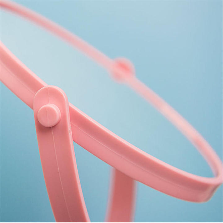 plastic%20Rotatable%20makeup%20mirror%20Compact%20aluminum%20mirror%20Single-sided%20makeup%20mirror%20Princess-style%20makeup%20mirror%20for%20Bedroom%20Vanity%20room%20Makeup%20artists%20Daily%20makeup%20routine%20Gift%20idea%20-%20Image%208