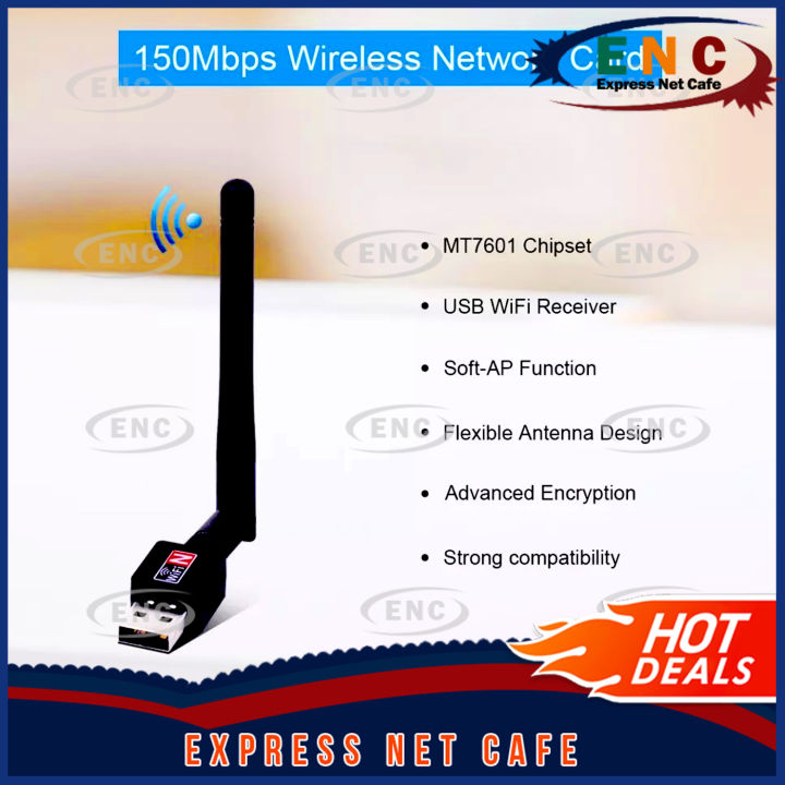 Wi Fi Usb Receiver Wireless Network Card Dongle With Antena