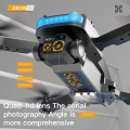 P15 Pro Drone with Screen Remote Controller + 2 Batteries – Foldable 4K HD Camera RC Quadcopter, FPV Aerial Photography. 