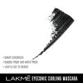 Lakme Eyeconic Curling Mascara For Women, 9ml | Black Waterproof Mascara | Eye Mascara with Smart Curl Brush for Voluminous, Smudge-Proof Lashes SAB. 