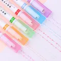 Stationery Supplies / Multi-colored Drawing Curve Pen Funny Pattern Outline Marker Pen Hand Copy Account Curve Pen Quick Dry Mark Notes Painting Highlighter DIY Card Marker Pens. 