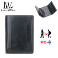 LouisWill Men's Fold Wallet Short Wallet RFID Anti-Magnetic Wallet Automatic Pop-Up Multi Card Bag Two Fold Wallet Multi-Card Position ID Credit Cards Holders Multi-Function Certificate Bag. 