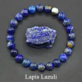 ZEBF-Original Reiki Blue Apatite Beads Bracelet Men Women Natural Lapis Lazuli Amethyst Yellow Tiger Eye Stone Beads Bracelet Jewelry. 