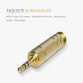 Headset 3.5 to 6.5 Converter 3.5mm Male to 6.5mm Female Jack Plug Microphone MIC Audio Adapter for PC Phone Stereo. 