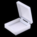 Plastic Microscope Glass Slide Box 25pcs Biological Slices Storage Case Holder. 