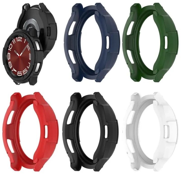 Smartwatch Custom Shell Armored Watch Case+Rotating Bezel For Samsung Galaxy Watch 6 Classic ...